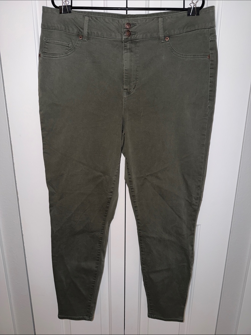 Maurices High-Rise Jeggings - Olive Green